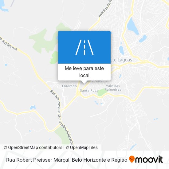 Rua Robert Preisser Marçal mapa