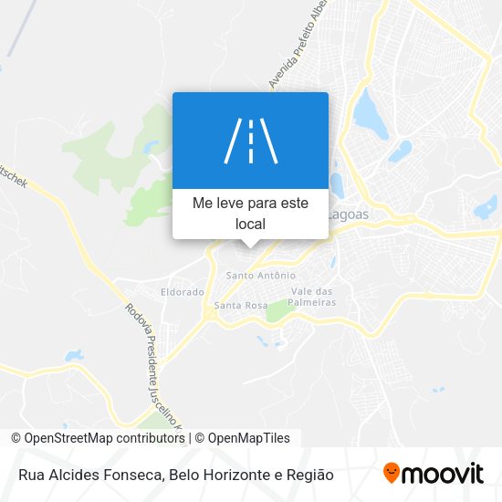 Rua Alcides Fonseca mapa