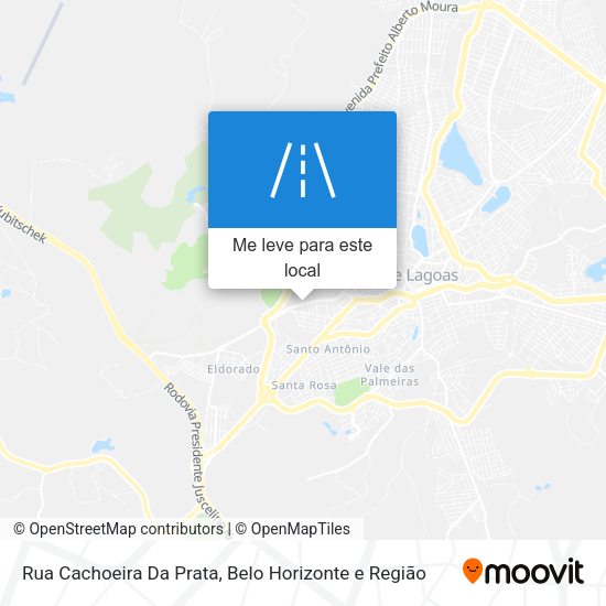 Rua Cachoeira Da Prata mapa