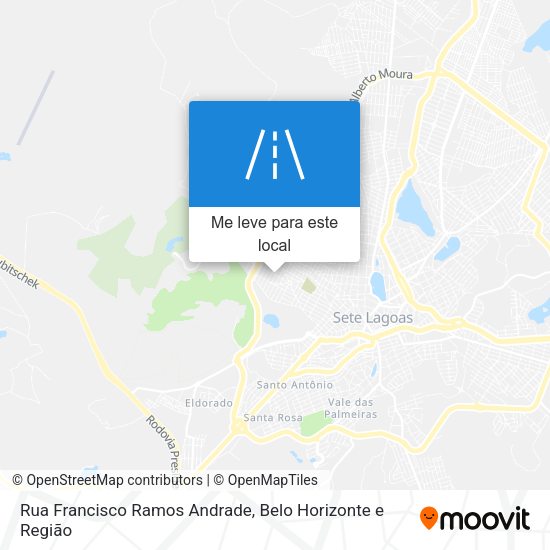 Rua Francisco Ramos Andrade mapa