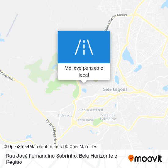 Rua José Fernandino Sobrinho mapa