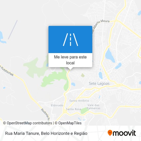 Rua Maria Tanure mapa