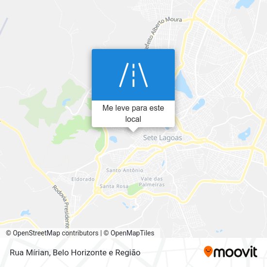 Rua Mírian mapa