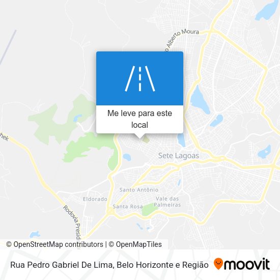 Rua Pedro Gabriel De Lima mapa