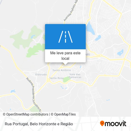 Rua Portugal mapa