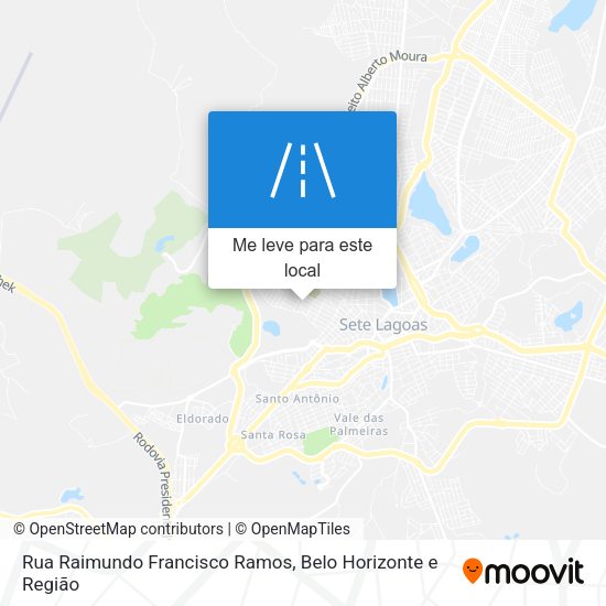 Rua Raimundo Francisco Ramos mapa