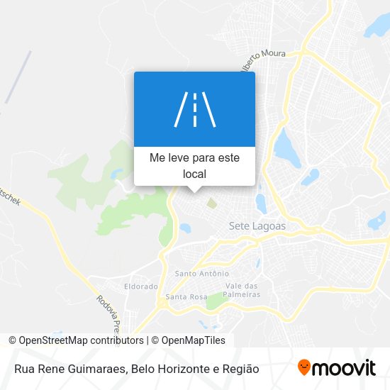 Rua Rene Guimaraes mapa