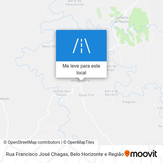 Rua Francisco José Chagas mapa