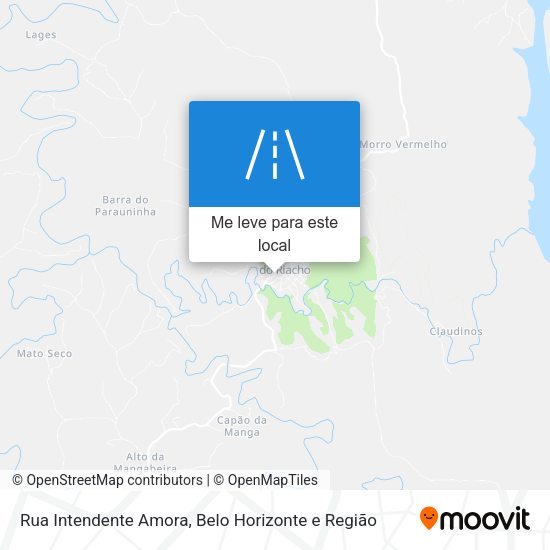 Rua Intendente Amora mapa