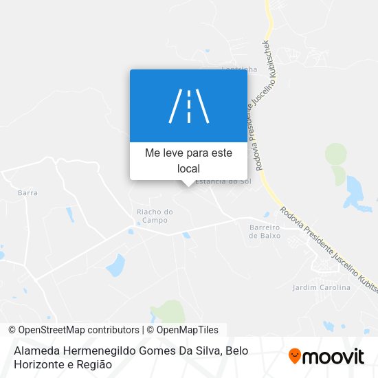 Alameda Hermenegildo Gomes Da Silva mapa