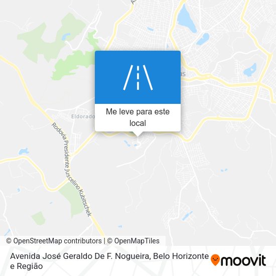 Avenida José Geraldo De F. Nogueira mapa