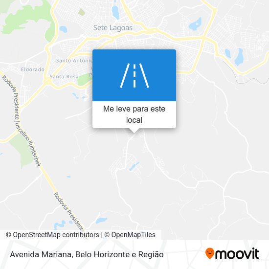 Avenida Mariana mapa