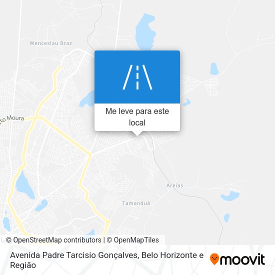 Avenida Padre Tarcisio Gonçalves mapa