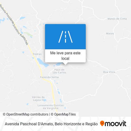 Avenida Paschoal D'Amato mapa