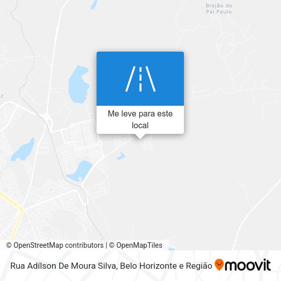 Rua Adílson De Moura Silva mapa
