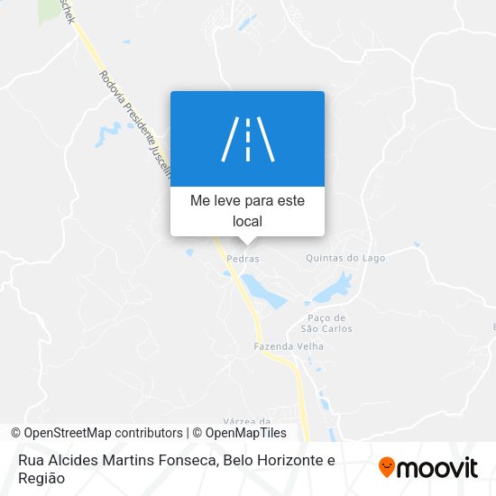 Rua Alcides Martins Fonseca mapa