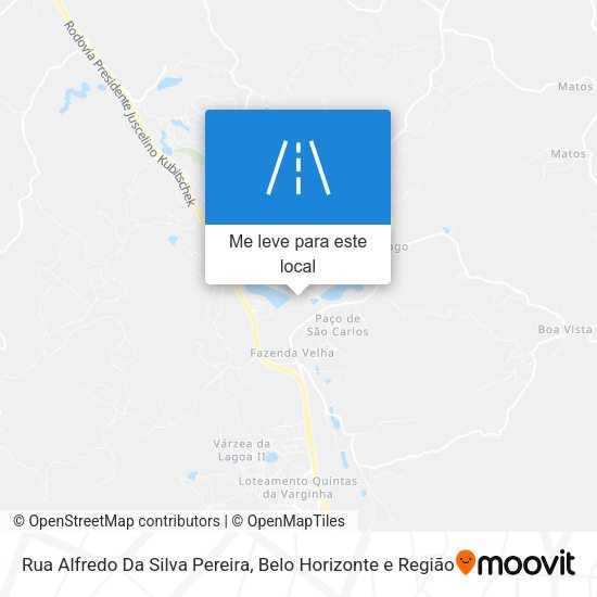 Rua Alfredo Da Silva Pereira mapa