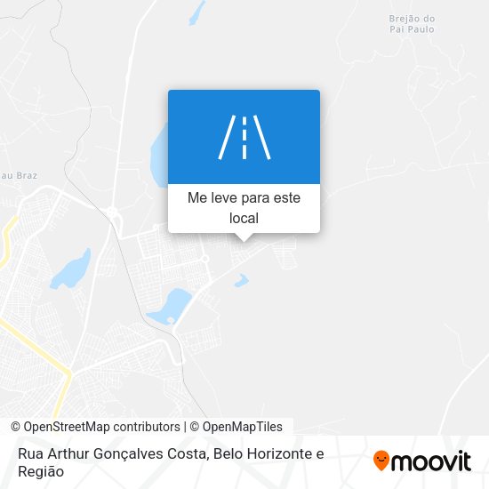 Rua Arthur Gonçalves Costa mapa