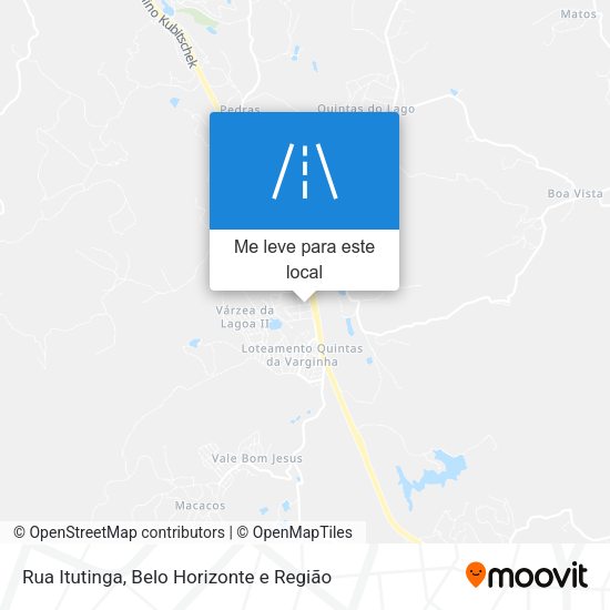 Rua Itutinga mapa