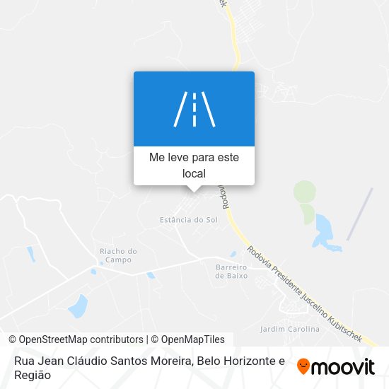 Rua Jean Cláudio Santos Moreira mapa