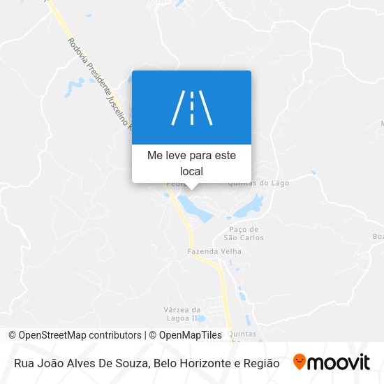 Rua João Alves De Souza mapa