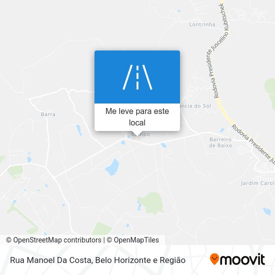 Rua Manoel Da Costa mapa