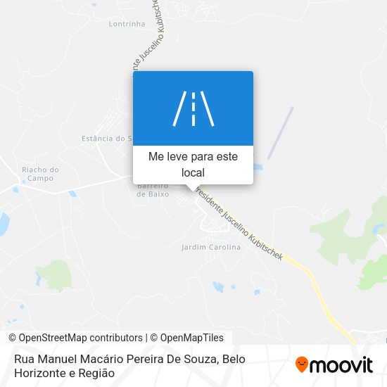 Rua Manuel Macário Pereira De Souza mapa
