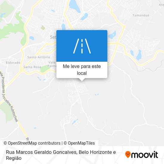 Rua Marcos Geraldo Goncalves mapa
