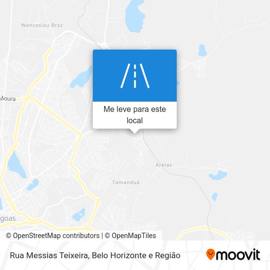 Rua Messias Teixeira mapa