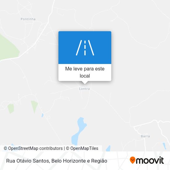 Rua Otávio Santos mapa