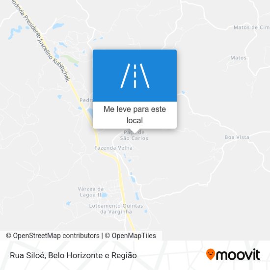 Rua Siloé mapa