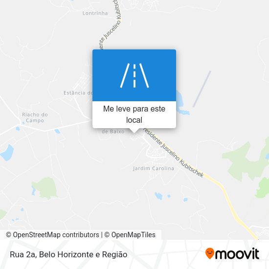 Rua 2a mapa