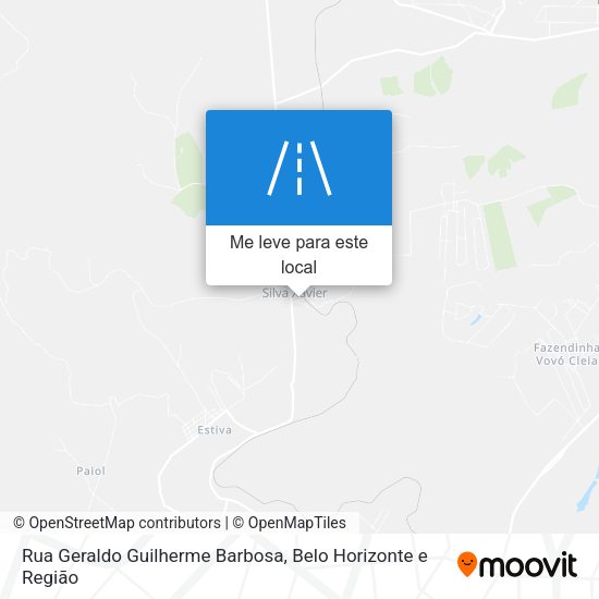 Rua Geraldo Guilherme Barbosa mapa