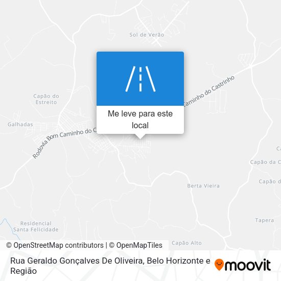 Rua Geraldo Gonçalves De Oliveira mapa
