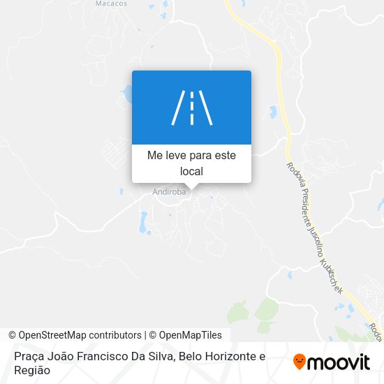 Praça João Francisco Da Silva mapa