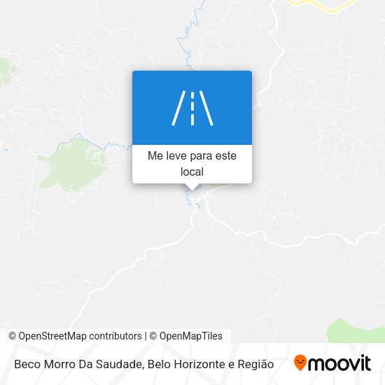 Beco Morro Da Saudade mapa