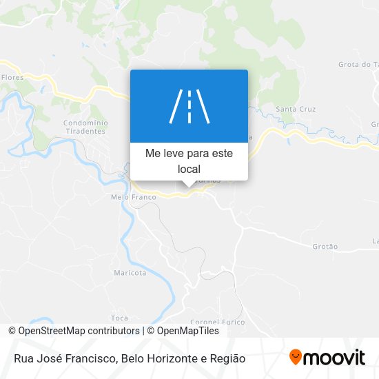 Rua José Francisco mapa