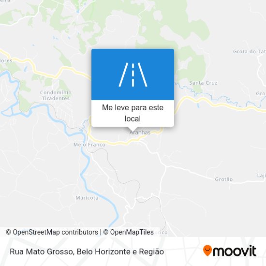 Rua Mato Grosso mapa