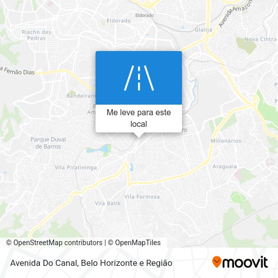 Avenida Do Canal mapa