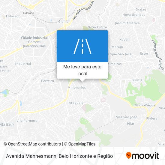 Avenida Mannesmann mapa