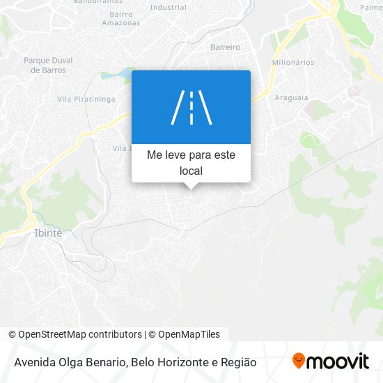 Avenida Olga Benario mapa