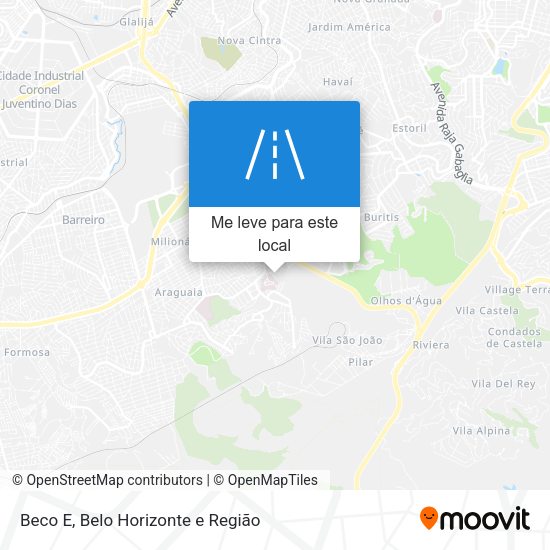 Beco E mapa