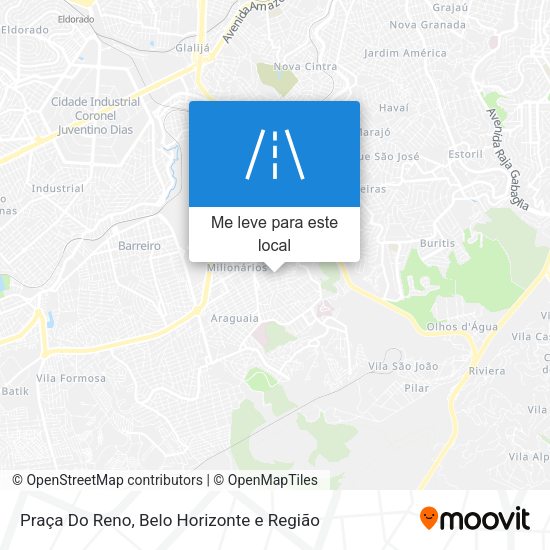 Praça Do Reno mapa
