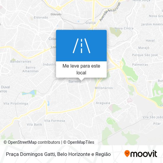 Praça Domingos Gatti mapa