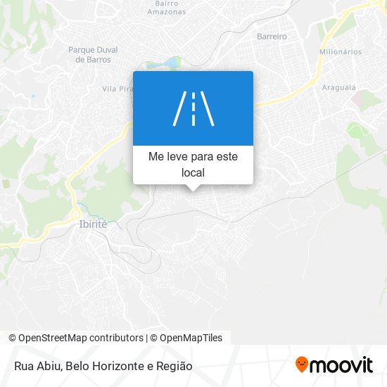 Rua Abiu mapa