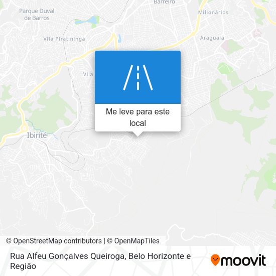Rua Alfeu Gonçalves Queiroga mapa