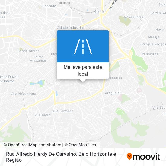 Rua Alfredo Herdy De Carvalho mapa
