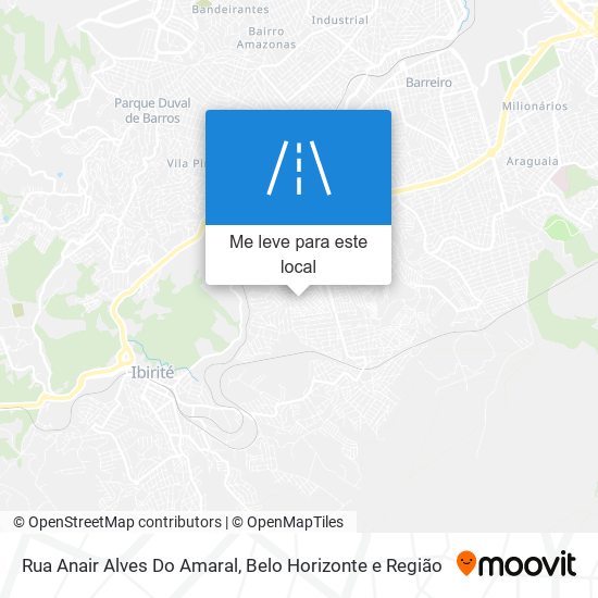 Rua Anair Alves Do Amaral mapa