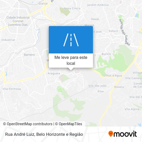 Rua André Luiz mapa