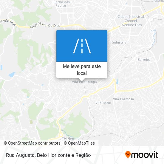 Rua Augusta mapa